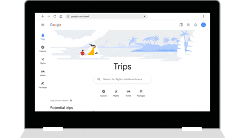 Google Trips Google consolidates its travel and trips services