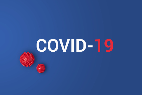 COVID-19 Blue Stock Photo COVID-19