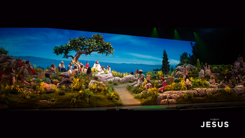 production design & LED video screen for Sight & Sound Theatre's Jesus