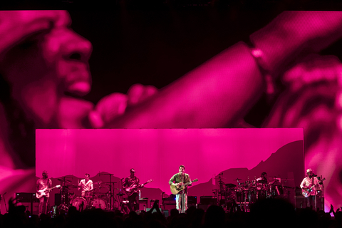 John Mayer Tour Stage Design and Screen Visuals