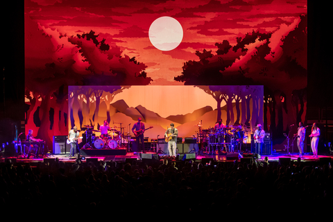 John Mayer Tour Stage Design and Screen Visuals