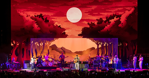 stage design and video design for John Mayer 2019 Summer Tour