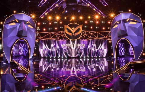 set design for The Masked Singer