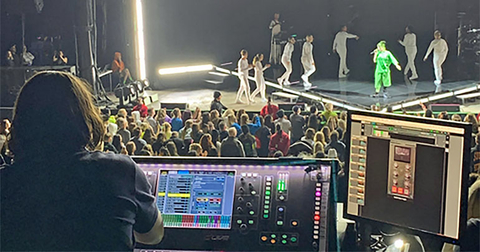FOH Engineer Drew Thornton on tour with Billie Eilish