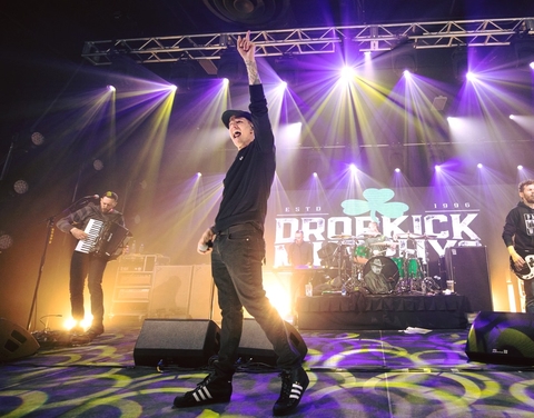 Events United Lights Dropkick Murphys St. Patrick’s Day Show with CHAUVET Professional