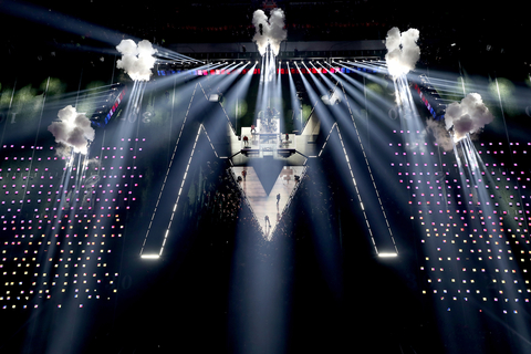 Super Bowl LIII Halftime Show lighting design by Bob Barnhart