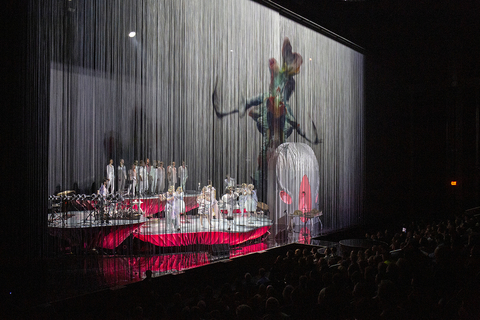 lighting design and video design for Bjork's Cornucopia at The Shed