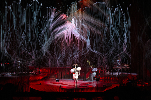 lighting design and video design for Bjork's Cornucopia at The Shed