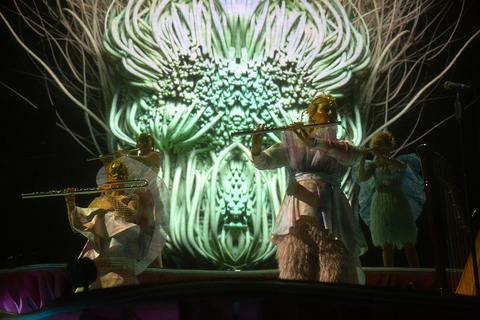 lighting design and video design for Bjork's Cornucopia at The Shed