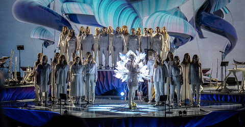 lighting plot for Bjork's Cornucopia
