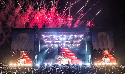lighting design for Hangout Festival 2019