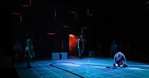 lighting design for The Curious Incident of the Dog in the Night-Time