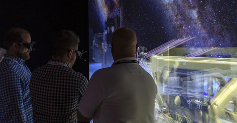Multi-viewer, multi-perspective display at Digital Projection
