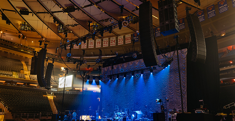 JBL loudspeakers for Brani Carlile at Madison Square Garden