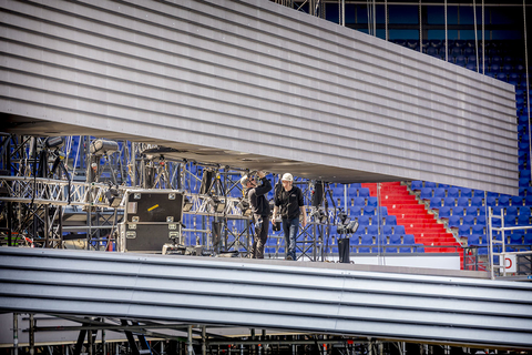 concert stage design and video design for Marco Borsato concert