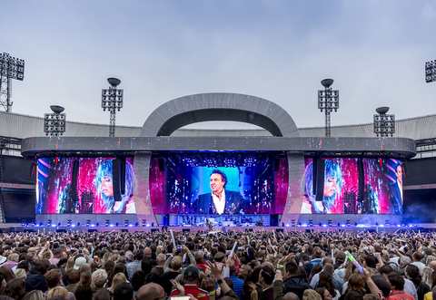 concert stage design and video design for Marco Borsato concert