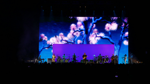 John Mayer Tour Stage Design and Screen Visuals