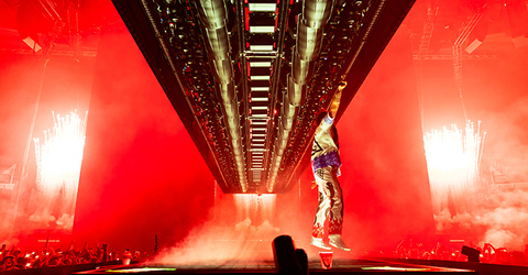 concert stage design and lighting design for Post Malone Tour