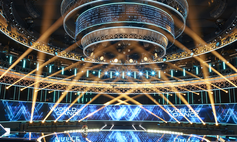 lighting design and light plot for World of Dance