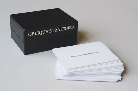 Oblique Strategies, Fifth Edition Oblique Strategies.jpg