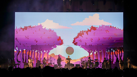 John Mayer Tour Stage Design and Screen Visuals