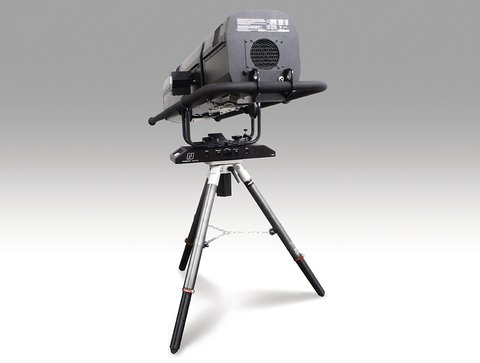 Robert Juliat SpotMe 3D Tracking device installed on a Cyrano followspot.jpg