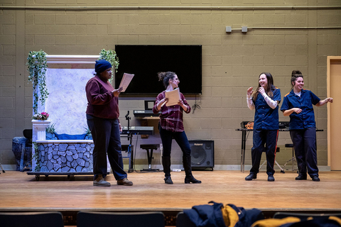 Shakespeare in Prison theatre design
