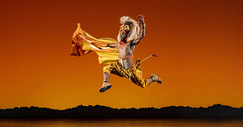 lighting design for the 2019 The Lion King UK tour