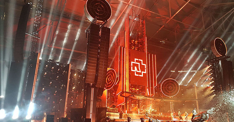 WIcreations Rammstein staging scenic elements