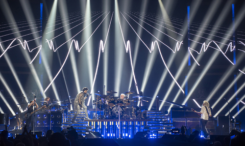 stage design and lighting design for Queen + Adam Lambert Tour