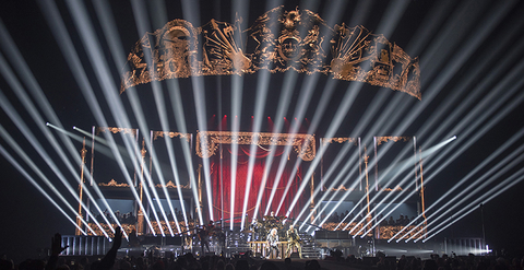stage design and lighting design for Queen + Adam Lambert Tour