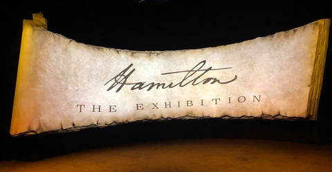 scenic design for Hamilton: The Exhibition