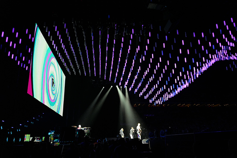 Red Hot Chili Peppers Kinetic Light Sculpture Red Hot Chili Peppers Kinetic Light Sculpture