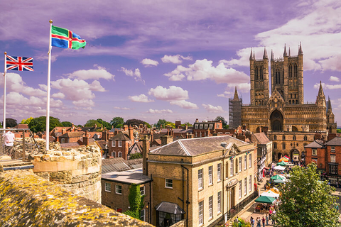 Lincoln, England // Photo by AndrewScott75/iStock/Getty Images Plus/Getty Images Lincoln, England with the Lincoln Cathedral in the background