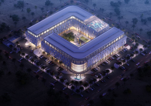 AVANI Muscat Hotel - Rendering A rendering of the AVANI Muscat Hotel