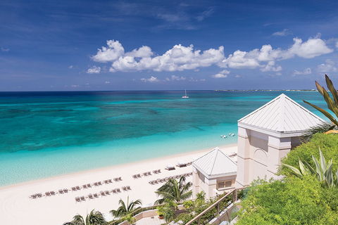 Ritz-Carlton Grand Cayman a hotel on a beach