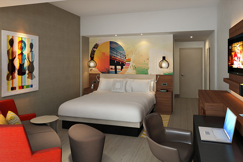 Courtyard Marriott Santa Monica Courtyard Marriott Santa Monica and Hampton Inn & Suites Santa Monica were designed to complement each other.