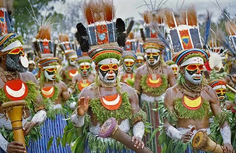 Papua New Guinea Tribe // Photo by rand22/iStock/Getty Images Plus/Getty Images Papua New Guinea Tribe
