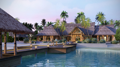 Waldorf Astoria Maldives exterior rendering Hilton has signed its second hotel in the Maldives under the Waldorf Astoria brand in the exclusive South Male Atoll.