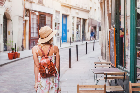 Woman Traveler // Photo by anyaberkut/iStock/Getty Images Plus/Getty Images Woman traveling alone in Europe