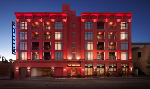 Redbury Hollywood Exterior This appointment is sbe's seventh senior leadership hire in less than a year, and its fourth in 2017 alone.