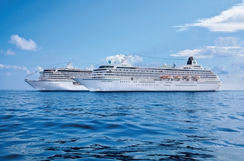 Crystal Serenity and Crystal Symphony - editorial only Crystal Serenity and Crystal Symphony