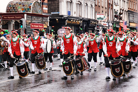 St Patrick's Day Parade Dublin Ireland // Photo by cezzar198/iStock/Getty Images Plus/Getty Images St Patrick's Day Parade Dublin Ireland