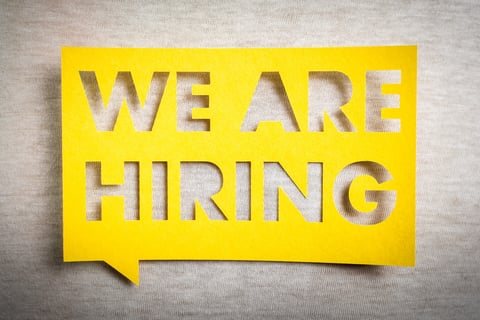 We are hiring sign Hiring sign