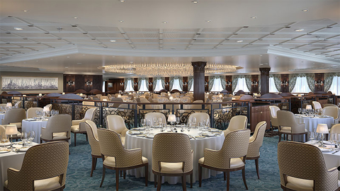 OceaniaNEXT Editorial The Grand Dining Room of the reimagined Regatta-Class ships