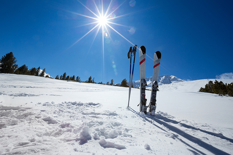 skis // Photo by LuckyBusiness/iStock/Getty Images Plus/Getty Images skis