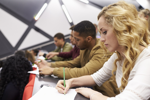 College Classroom Through a partnership with Pearson’s AcceleratED Pathways program, hotel workers will be able to earn an associate or bachelor’s degree at almost no cost.