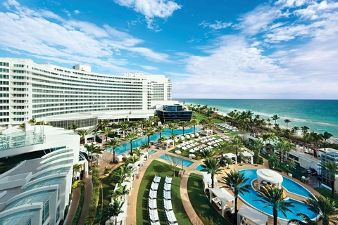 Fontainebleau Miami Beach The partnership program will offer students a chance to gain real world experience in a number of departments at the Miami Beach hotel.