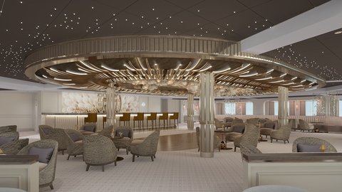 Seven Seas Splendor - Observation Lounge Regent Seven Seas Cruises