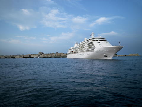 Silver Shadow Image of the reimagined cruise ship in the ocean